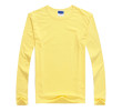 Pure Color Long Sleeve Polo Shirt, Polo Shirts