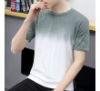 Gradient Colors Printed T-Shirt, T-Shirts