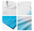 Gradient Colors Printed Polo Shirt, Polo Shirts