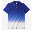 Gradient Colors Printed Polo Shirt, Polo Shirts