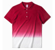 Gradient Colors Printed Polo Shirt, Polo Shirts