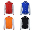 Fleece Letterman Jacket, Jacket | Windbreaker