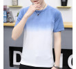 Gradient Colors Printed T-Shirt, T-Shirts