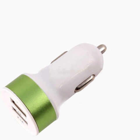 Dual-port USB Car Charger, Adapter