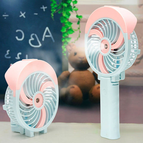 Foldable Handheld USB Humidifier Fan, Electronic Fan