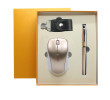 USB Corporate Gift Set, Leather USB Flash Drive