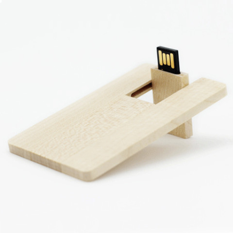 Wooden USB Flash Drive, Card USB Flash Drive