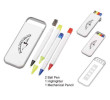 4-in-1 Promotional Highlighter Set, Highlighter And Markers