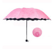 Water Activated Color Changing Flower Print Umbrella, Folding Umbrella