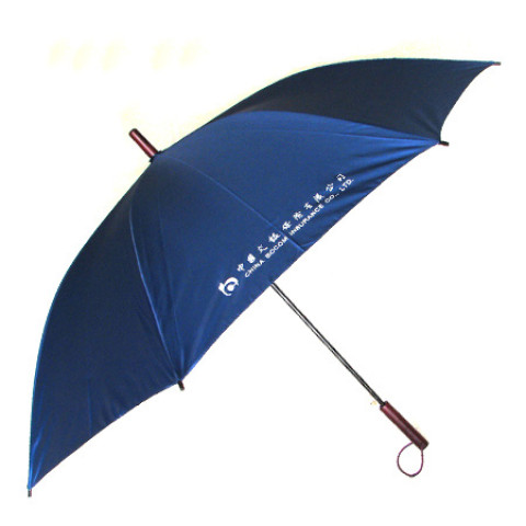 23  Auto Open Straight-rod Promotional Umbrella - Solid, Straight Umbrella