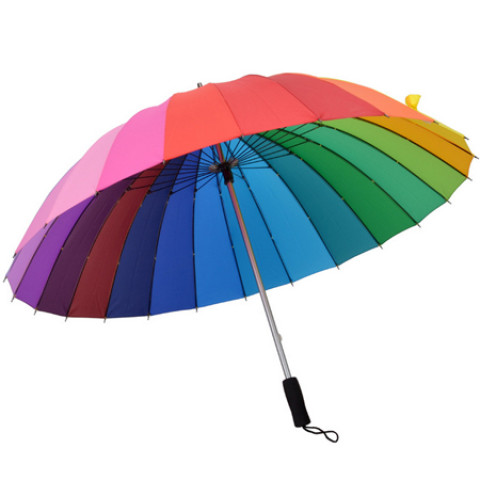 24 Colors Straight Umbrella, Straight Umbrella