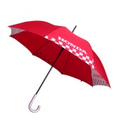 27'' Color Printing Straight-rod Advertising Umbrella with Auto Open