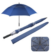 27'' Double Sided Anti-wind Golf Umbrella