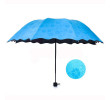 Water Activated Color Changing Flower Print Umbrella, Folding Umbrella