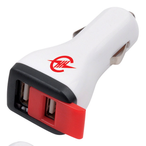 Dual USB Car Charger, Adapter