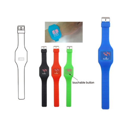 Silicone Touch Screen Watch, Watch And Clock