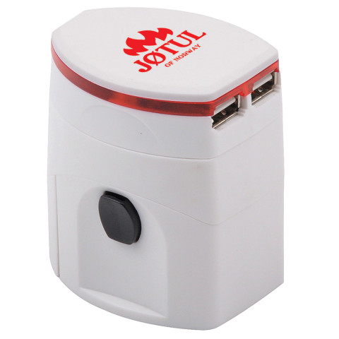 Travel Adapter with USB Port, Adapter