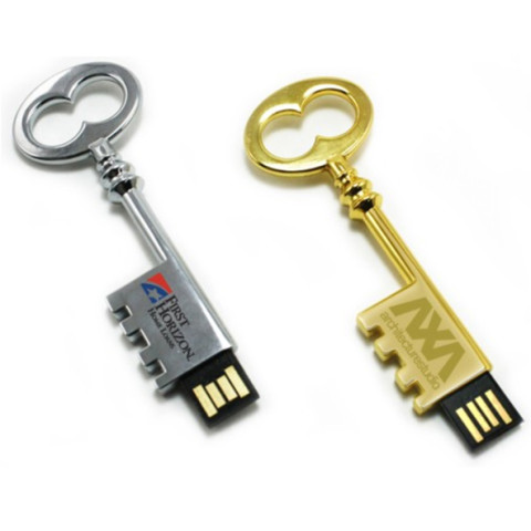 Key Shape USB Flash Drive, Metal USB Flash Drive