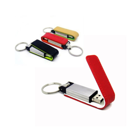 USB Flash Memory, Leather USB Flash Drive