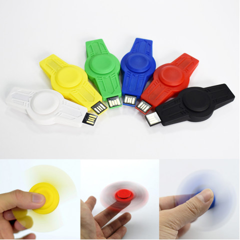 USB Spinner, Plastic USB Flash Drive